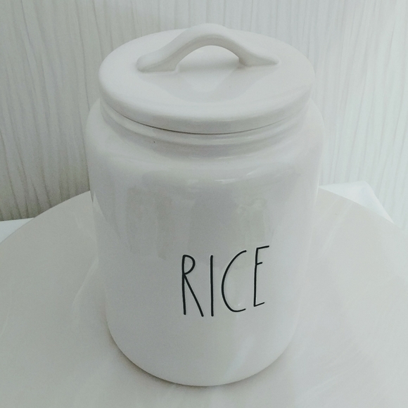 Rae Dunn Kitchen Rae Dunn Rice Canister Poshmark